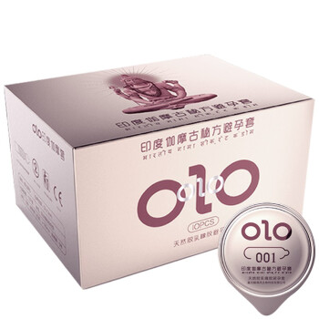 扣扣手指套-OLO-OLO 印度伽摩古秘方 延時G點避孕套 10只裝